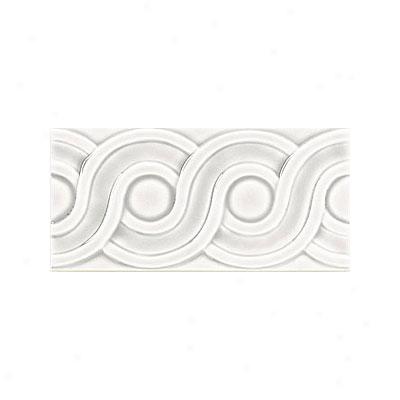 Adex Usa Hampton Listello Classic 3 X 6 White Tile & Stone