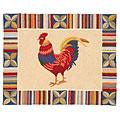 American Cottage Rugs Rooster Rooster Bisque Area Rugs
