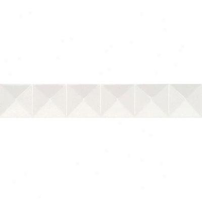 American Olean Designer Elegance Accents Ice White Geometrical Tile & Stone