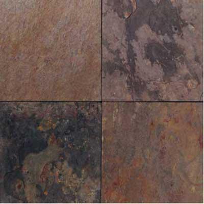 American Olean Stone Source 16 X 16 Indian Multicolor Tile & Stone