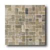 American Olean Tumbled Slate Pinwheel Mosaic India Autumn Tile & Stone
