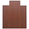 Anji Mountain Bamboo Rug, Co Roll Up Office Chair Mat 48 X 52  Inch Thick Dark Cherry Area Rugs