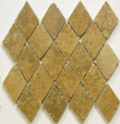 Ceramiche Faro Rigoletto Rohmboid Mosaic Tenore Noce Tile & Stone