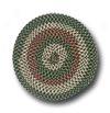 Colonial Mills, Inc. Brook Farm 4 X 4 Round Winter Greens Area Rugs