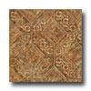 Congoleum Bravada - Etched Flooral Terra Cotta Vinyl Flooring