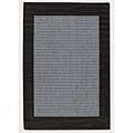 Couristah Recife 8 X 11 Checkered Field Blue Black Area Rugs