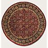 Couristan Shiraz 8 X 3 Round lAl Over Floral Persian Red Area Rugs