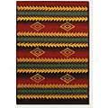 Couristan Taos Lodge 4 X 6 Elk Horn Red Area Rugs