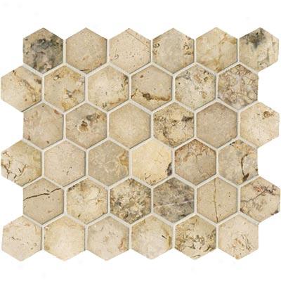 Crossville Bella Via Hexagon Napolina Limestone Tile & Stone