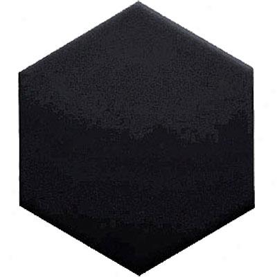 Crossville Savoy Hexagon 4 X 4 Black Hex Tile & Stone