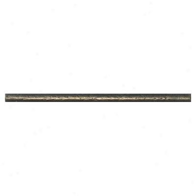 Crossville Urban Renewal - Bronze Antique Satin 6 X 6 Crackle Pencil Liner Tile & Stone