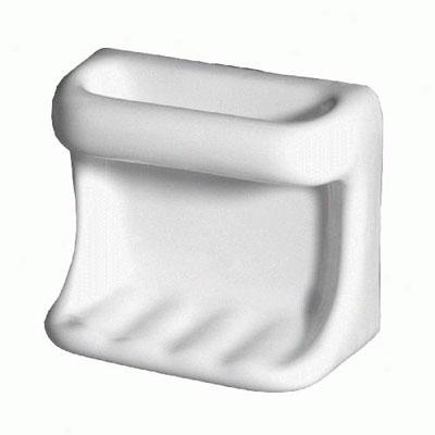 Daltile Bathroom Accessoriew Universal Universal White Soap Dish With Washcloth Holder Tile & Stone