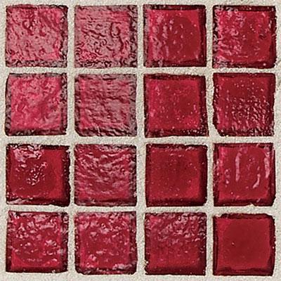 Daltile Egyptian Glass Mosaics 2 X 2 Clarify Crimson Tile & Stone