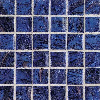 Daltile Elemental Glass Mosaic 3/4 X 3/4 Imperial Lapis Tile & Stone