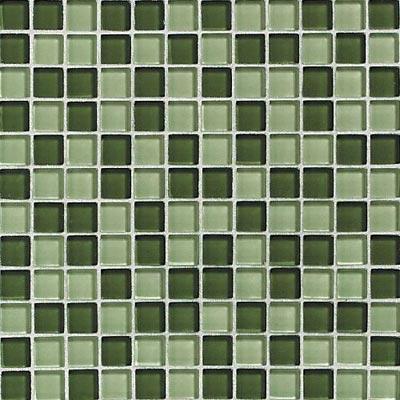 Daltile Glass Rfelections Blends Mosaic 1 X 1 (gloss) Rain Forest Tile & Stone