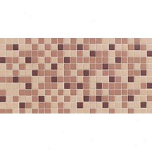 Daltile Keystones Blends Mosaic 1 X 1 (12 X 24) Pink Blend Dk02 11ms1p