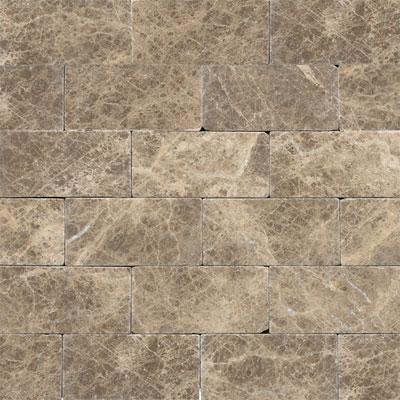 Daltile Marle 3 X 6 (all The Other Marbles) Emperador Light Tumbled Tile & Stone