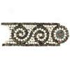 Daltile Tumbled Decorative Mosaics Marfil/enpetador Scroll Tile & Stone