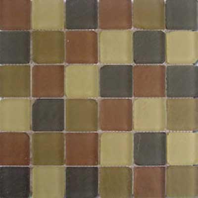 Dune Emphasis Glass Mosaics Vitra Rustic Mix Beige 2x2 Tile & Stone