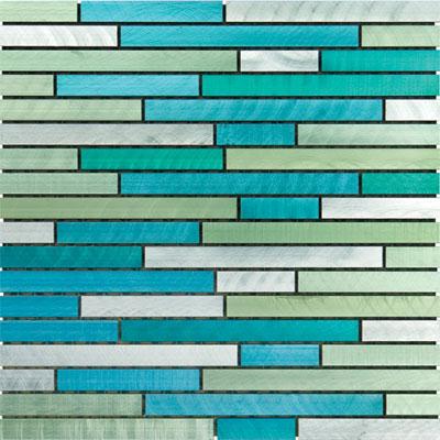 Elida Ceramica Elida Metal Mosaic Stripes 80115 Tie & Stone