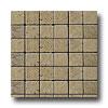 Emser Tile Antique & Tumbled Stone Mosaic 2 X 2 Square Trav Fobtane Tumbled Walnut Tile & Stone
