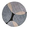Foreign Accents Cirque 8 Round Cirque Gray Round Area Rugs