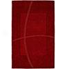 Harounian Rugs International Abstract 8 X 11 Red Area Rugs