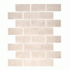 Ilva Crema Marfil Brick Mosaic Offset Brick Polished Tile & Stone