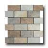 Italgres Scabos Brick Mosaic Multicolor Tile & Stone