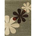 Kas Oiental Rugs. Inc. Elements 7 X 10 Elements Sage Flora Area Rugs