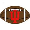 Logo Rugs Indiana University Indiana Football 2 X 2 Area Rugs