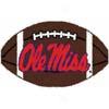 Logo Rugs Mississippi University Mississippi Football 3 X 6 Area Rugs