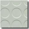Roppe Rubber Tile 900 Series (vantage Circular Design 996) Light Gray Rubber