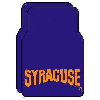 Strike Off Company, Inc Syracuse University Syracuse Car Mat Area Rugs