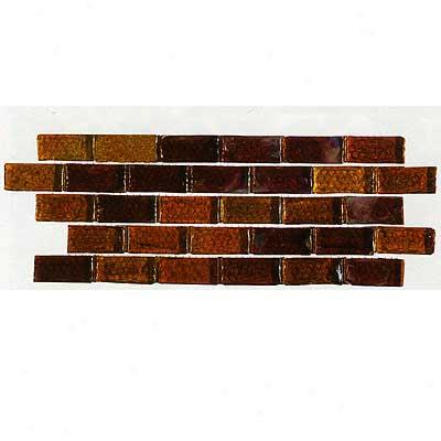 Tilecrest Transpafent Series Mosaic Rust Tile & Stone