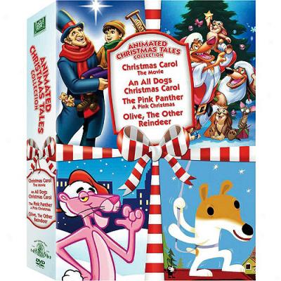 Animated Christmas Tales Collection: Christmas Carol: The Movie / An All Dogs Christmas Carol / PinkP anther: A Pink Christmas / Olive, The Other Reindeer (full Frame)