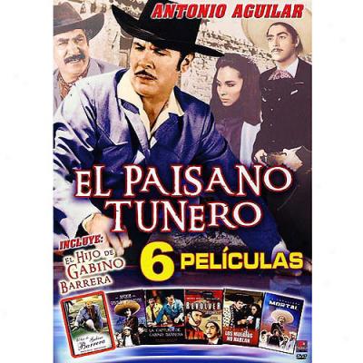 Antonio Aguilar: El Paisano Tunero (6 Peliculas) (spanish)