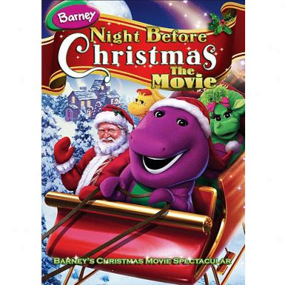 Barney: Niight Before Christmas - The Movie (wiith Color And Activity Book)