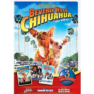 Disney Dogs 3-pack: Beverly Hills Chihuahua / Snow Dogs / Eight Below (full Frame)