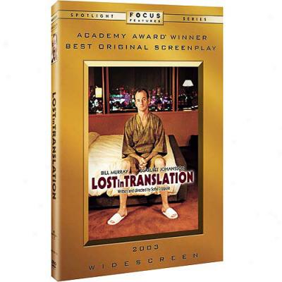 Lost In Translatiom (with Movie Money) (widescreen)