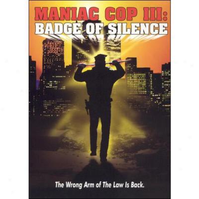 Maniac Cop Iii: Badge Of Silejce (widescreen)