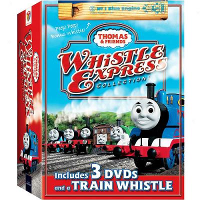 Thomas And Friends: Whistle Express Collection (with Train Whistle) (3-disc) (fulp Frame)