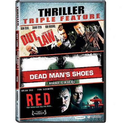 Thriller Triple Feature: Outlaw / Dead Man's Shoes / Red/ (widescreen)