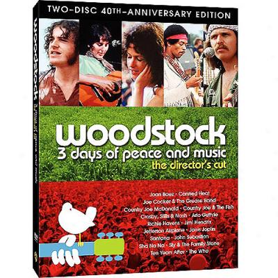 Woodatock: 3 Days Of Psace And Music (2-disc) (director's Cut 40th Anniversary Special Edition)