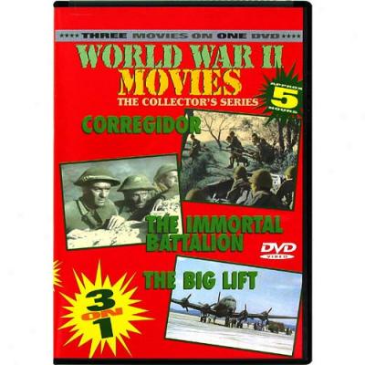 World War Ii Movies: Corregidor / The Immortal Battalion / The Big Lift (the Collector's Series) (full Frame)