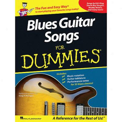 Blues Guitar For Dummies Song Book