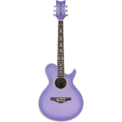 Daisy Reel Wildwood Acoustic Near -scale Guitar, Purple Daze