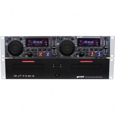 Gemini Professional Dual Cd Player With Mp3 Playback