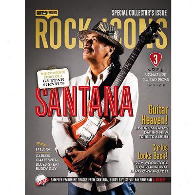 Guitar World Presents: Rock Icons - Santana Mini-mag (wtih Bonus Cd) (walmart Exclusive)