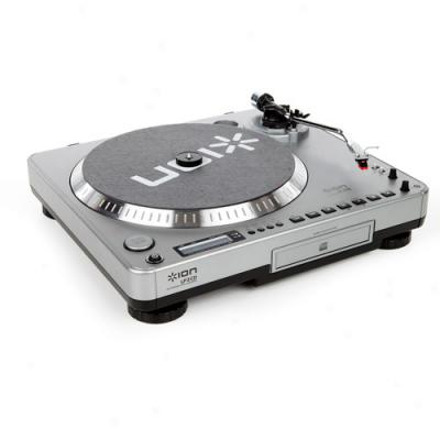 Ion Audio Lp 2 Cd Usb Dj Turntable With Direct Cd Recording